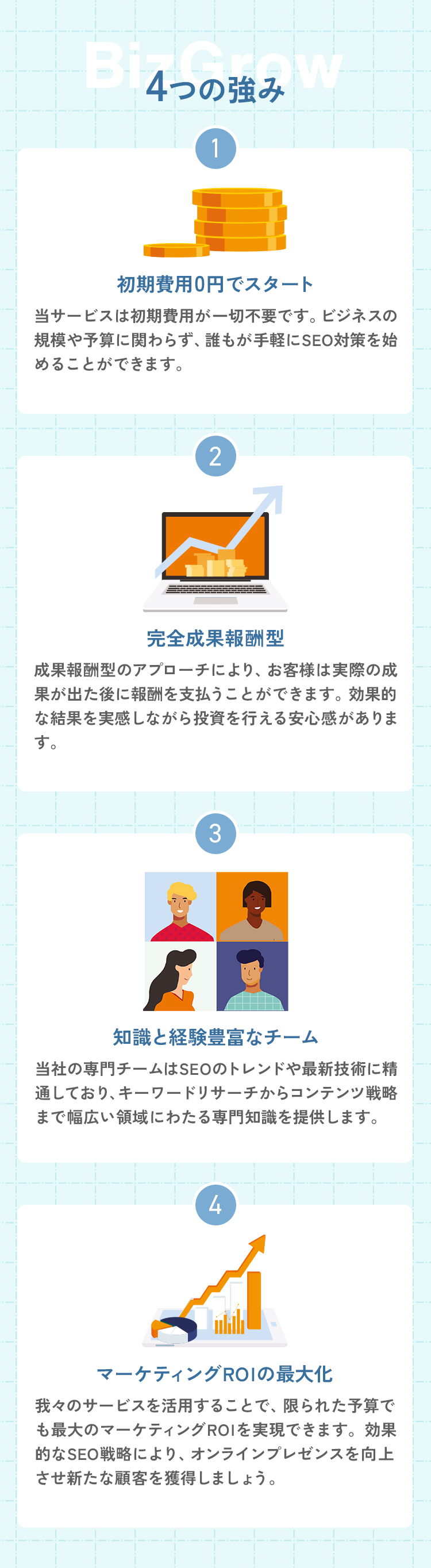 BizGrowの強み